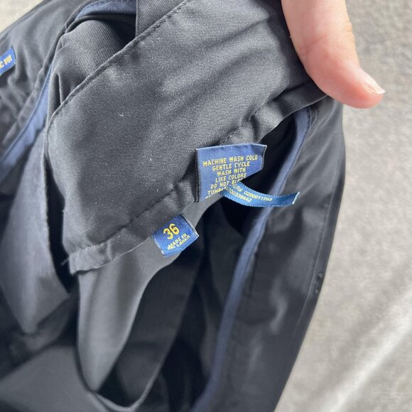 Polo Ralph Lauren Shorts Mens 36 Black Performance Stretch Chino Classic Fit - Picture 10 of 12